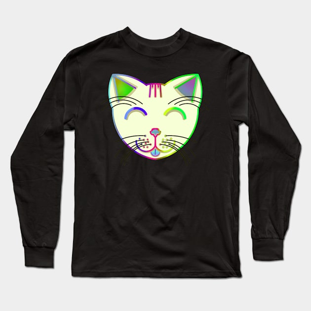 Happy Cat 12 Long Sleeve T-Shirt by IgorAndMore